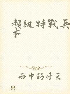 超级特战兵王全本