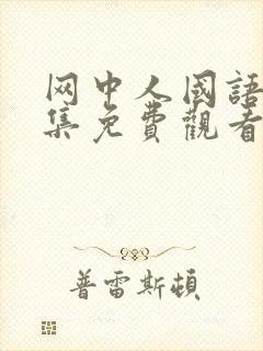 网中人国语版全集免费观看