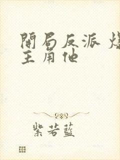 开局反派 爆艹主角他