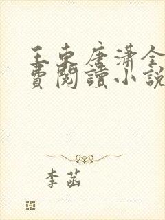 王东唐潇全本免费阅读小说