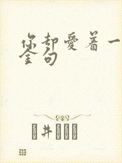 你却爱着一个他金句