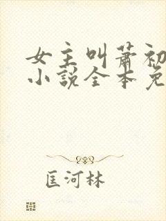 女主叫萧初然的小说全本免费阅读