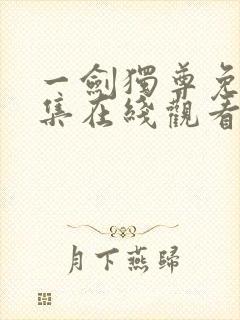 一剑独尊免费全集在线观看