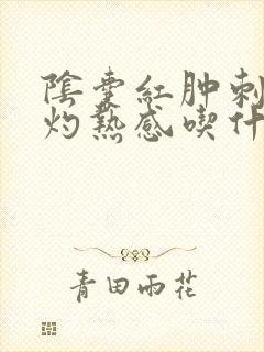 阴囊红肿刺痛有灼热感吃什么药