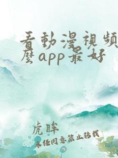 看动漫视频用什么app最好