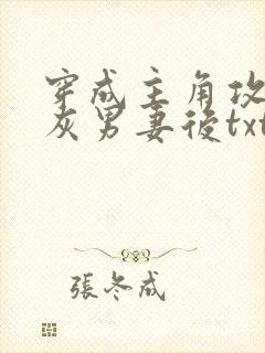 穿成主角攻的炮灰男妻后txt