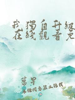 我独自升级动漫在线观看免费观看