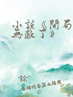 小说《开局我就无敌了》