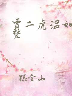贾二虎温如玉完整