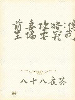 前妻攻略:傅先生偏要宠我小说无弹窗