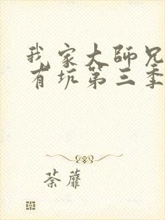 我家大师兄脑子有坑第三季动漫免费