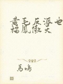 黄毛反派也想幸福凤傲天