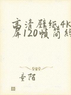 高清壁纸4k全屏120帧简约