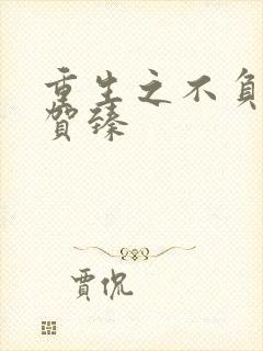 重生之不负韶华贺臻