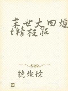 末世大回炉txt精校版