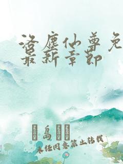 洛尘仙尊免费看最新章节