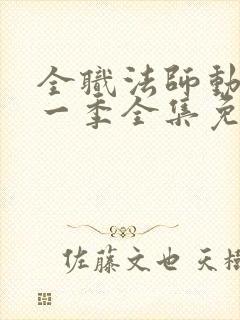 全职法师动漫第一季全集免费