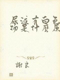 尿液有白色浑浊物是什么原因