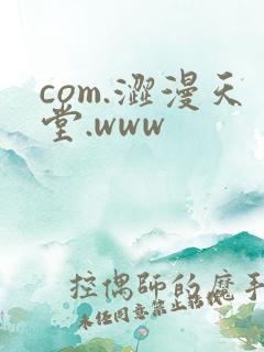 com.涩漫天堂.www