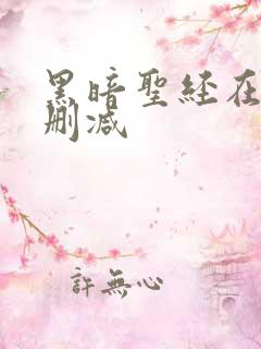 黑暗圣经在线无删减