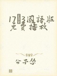 17·3国语版免费播放