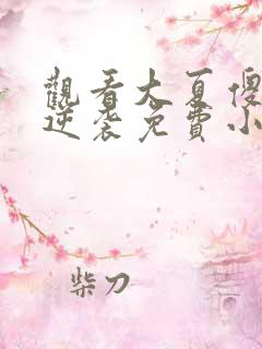 观看大夏傻神之逆袭免费小说