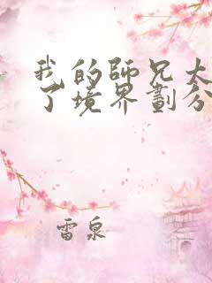 我的师兄太稳健了境界划分