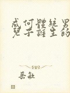 成何体统男主的儿子谁生的