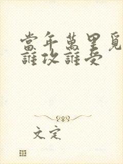 当年万里觅封侯谁攻谁受