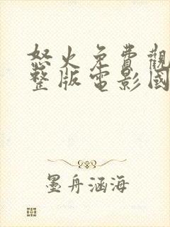 怒火免费观看完整版电影国语高清