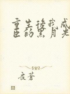 重生后我成了权臣的黑月光更新