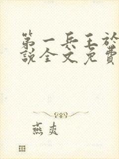 第一兵王于枫小说全文免费阅读