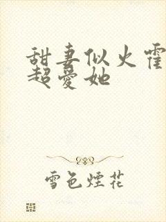 甜妻似火霍爷他超爱她