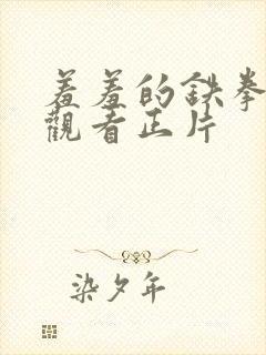 羞羞的铁拳免费观看正片