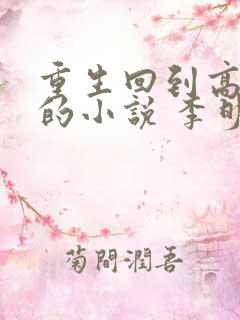 重生回到高考前的小说 李明浩