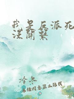 我是反派死了也没关系