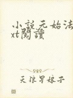 小说元始法则txt阅读