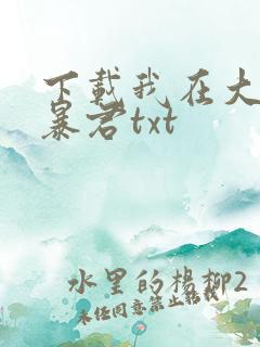 下载我在大明当暴君txt