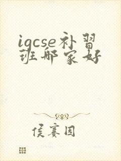 igcse补习班哪家好