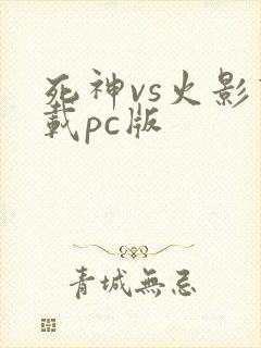死神vs火影下载pc版