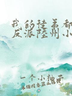 我的徒弟都是大反派陆州小说好看么