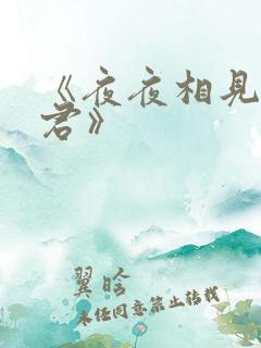 《夜夜相见不识君》