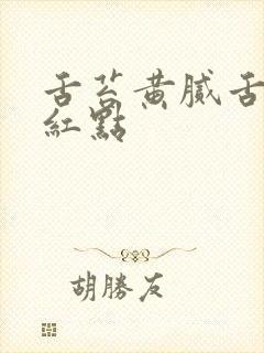 舌苔黄腻舌根有红点