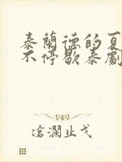 泰兰德的夏天永不停歇泰剧在线观看