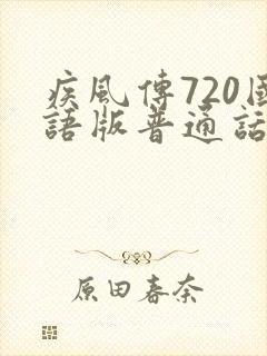 疾风传720国语版普通话免费