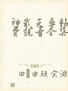 神武天尊动态免费观看全集动漫