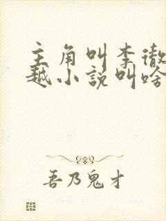 主角叫李彻的穿越小说叫啥名