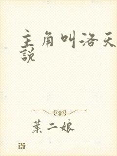 主角叫洛天的小说