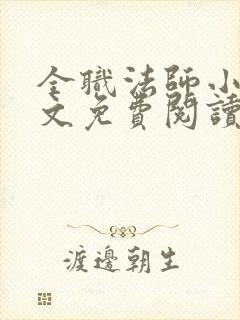 全职法师小说全文免费阅读下载