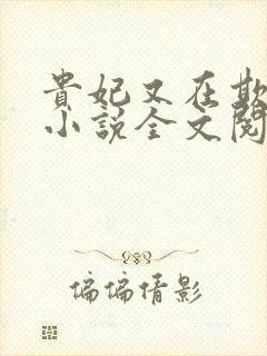 贵妃又在欺负人小说全文阅读